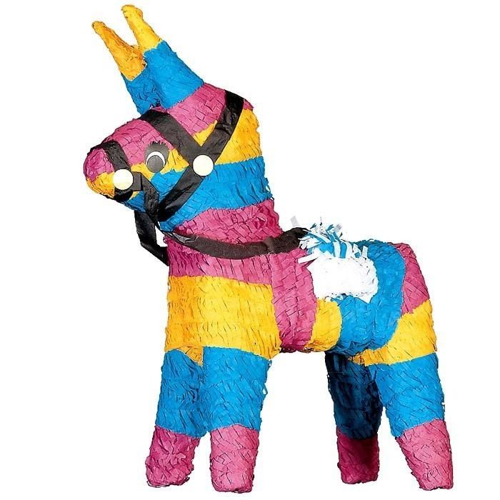 Kindergeburtstags-Pinata: original spanischer Esel, traditionell, 46cm