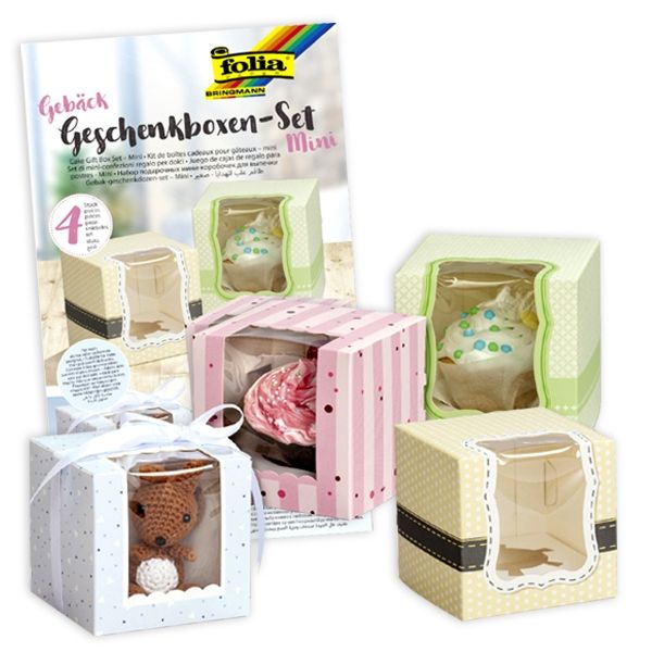 Geschenkbox Bastelset, 4 Boxen