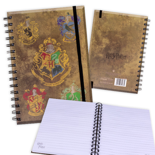 Spiral-Buch, Harry Potter, A5-Format, mit 80 Blatt liniert
