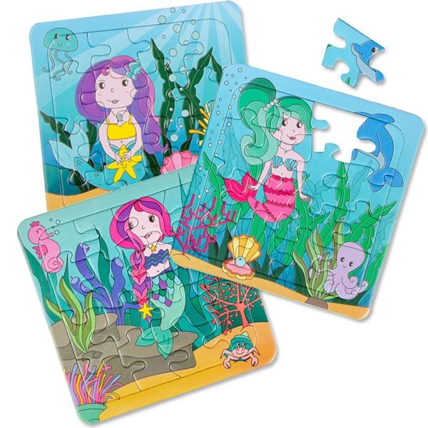 Meerjungfrauen Puzzle, 1 Stk, 13,8cm, Kinderpuzzle