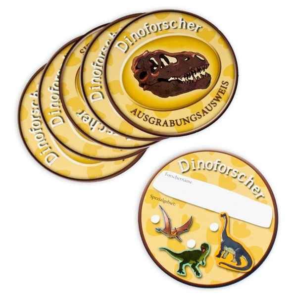 Dinosaurier Geschenkset, 6-tlg. mit Spardose, Sticker, Tattoos uvm.