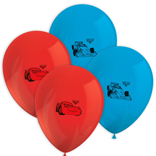 Cars 3 Luftballons im 8er Pack, Ø30cm