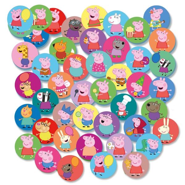 Konfetti Peppa Pig 30g, Pappe, 2,5cm
