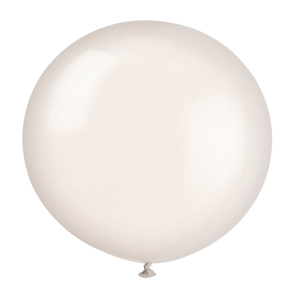 XL Riesenluftballons weiß, 2 St.