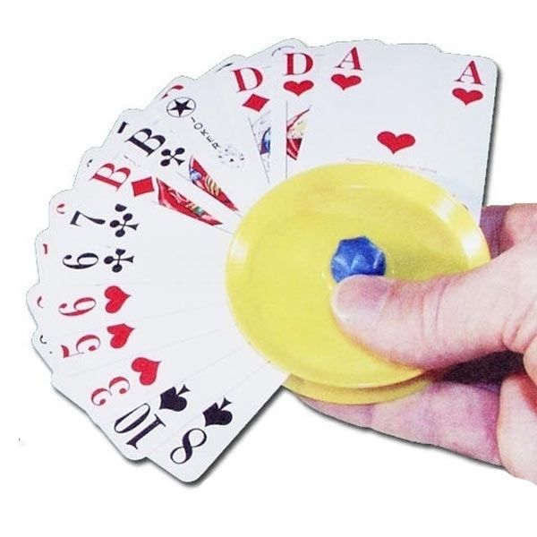 Kartenhalter aus Kunstoff, 8 cm