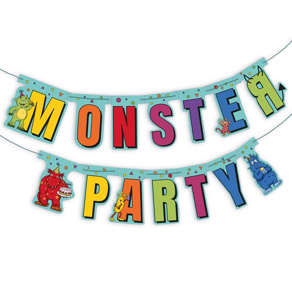 Monster Partykoffer, 54-teilig für 8 Kinder
