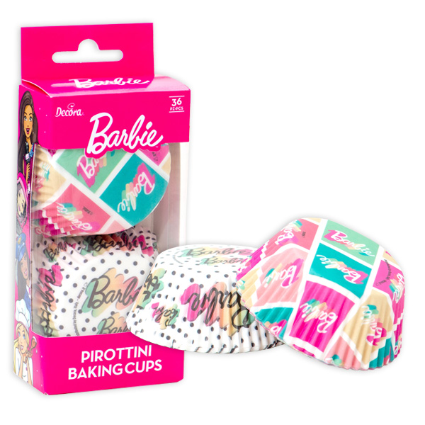 Barbie Muffinförmchen, 36 Stück in 2 Designs
