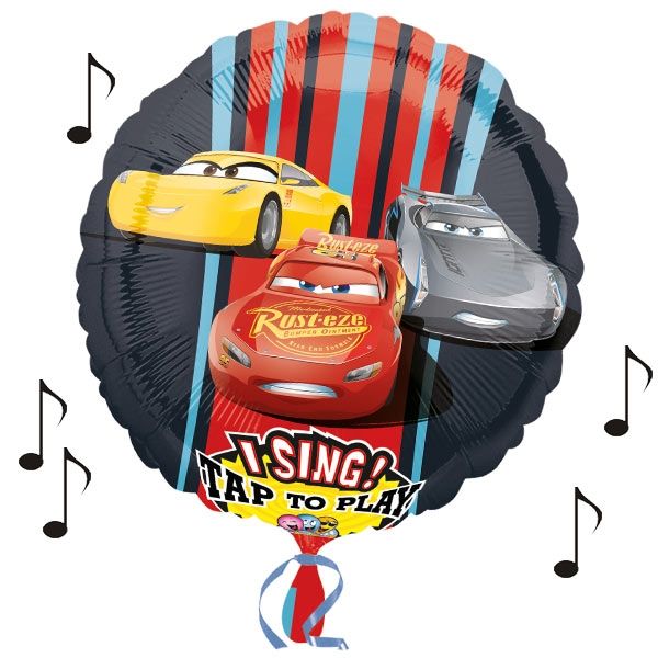 Sprechender Folieballon "Cars 3" Ø 71cm