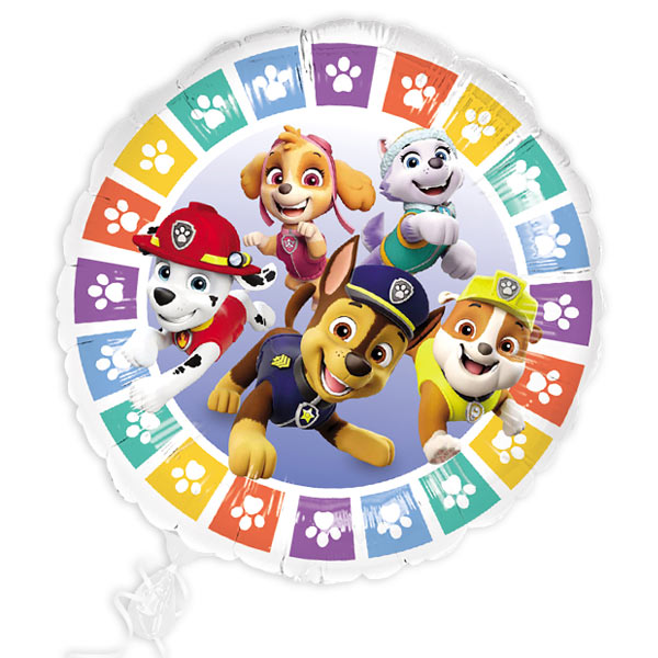 Paw Patrol Folienballon, heliumgeeignet, Ø 43cm