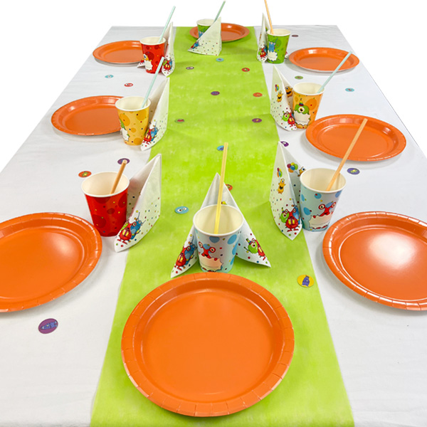 „Monster“ Tischdeko Set bis 16 Gäste, 74-teilig