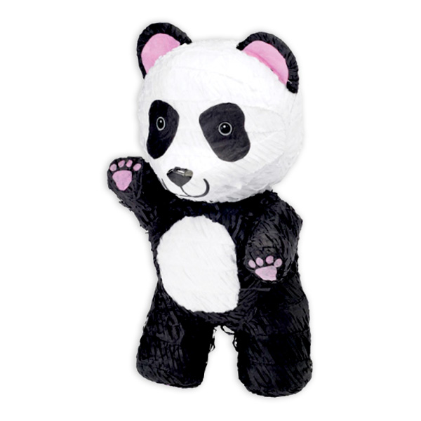 Panda-Pinata aus Pappe, 43cm x 26cm x 24cm