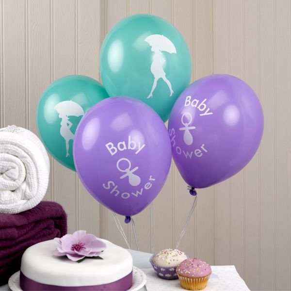 Babyparty - werdende Mama, Luftballons, 8er Pack, 35cm
