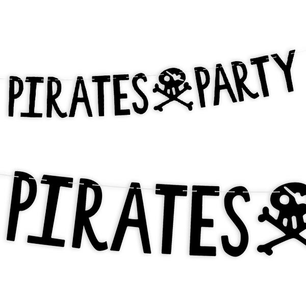 Piraten Mottoset mit 49 Teilen, zum Seeräuber Kindergeburtstag