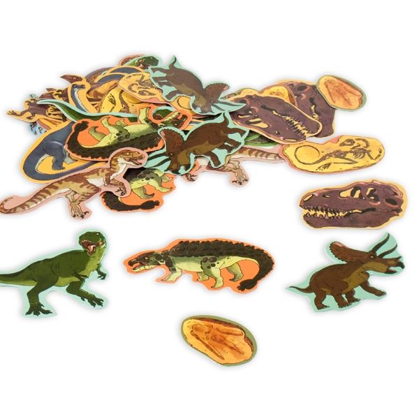 Konfetti Dinosaurier,Pappe, 3cm - 6cm