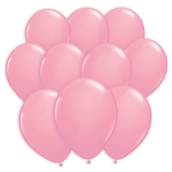 Latexballons, rosa, 100er Beutel, 28cm