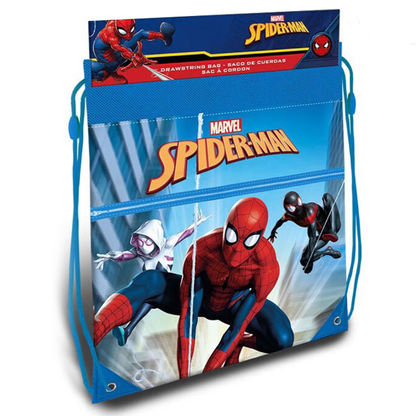 Spiderman Turnbeutel mit Kordelzug, ca. 40cm x 33cm