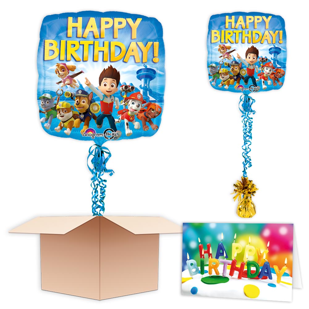 Paw Patrol "Happy Birthday" Heliumballon 