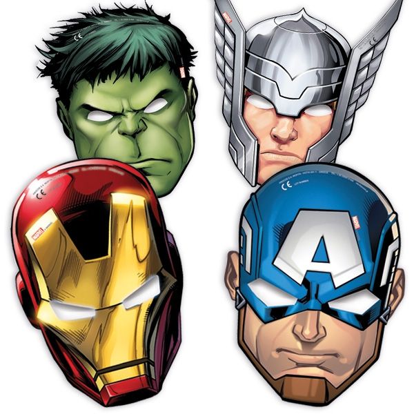 The Avengers Mitgebselset, 18-teilig für 6 Kids