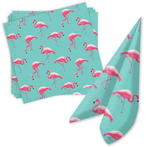 Servietten Flamingo, 20er Pack, 33x33cm