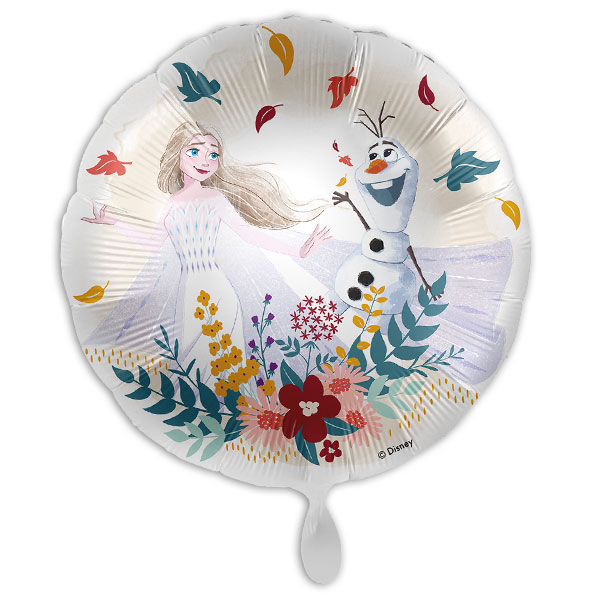 Frozen Folienballon mit Elsa und Olaf-Motiv, Ø 34cm