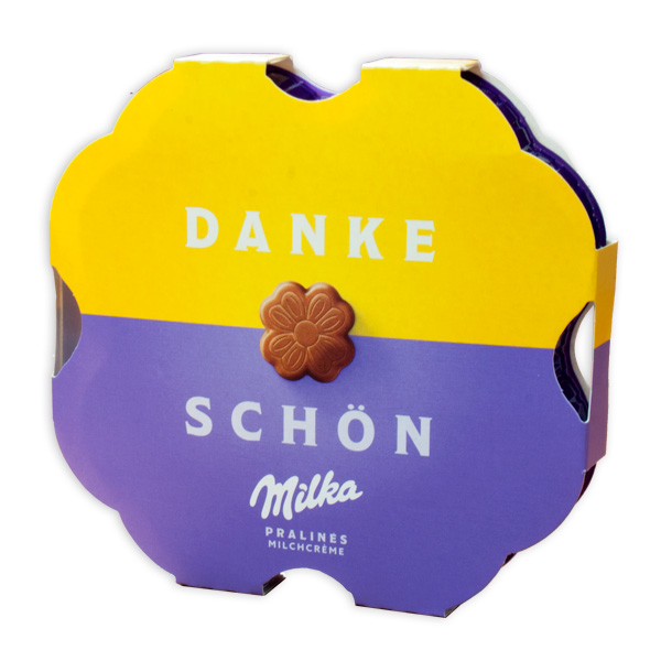 Milka Pralinen "Danke schön" mit Milchcreme, 8 Stück, 44g