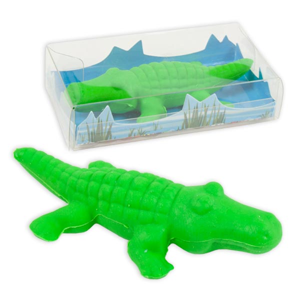 Krokodil-Radiergummi, 1 Stück, 4cm x 2,5cm