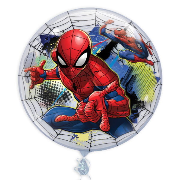 Spiderman Bubble Ballon verschicken, Ø 56cm