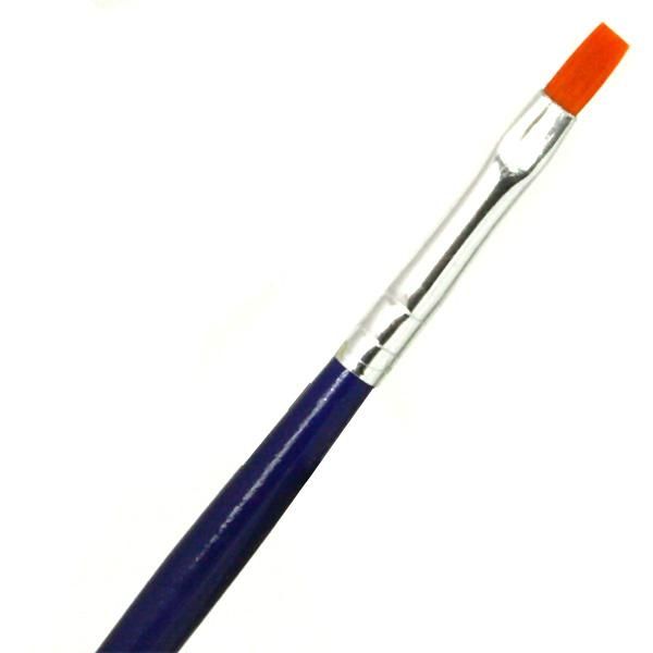 Pinsel flach Grösse 4, Kunstfaser, 17 cm