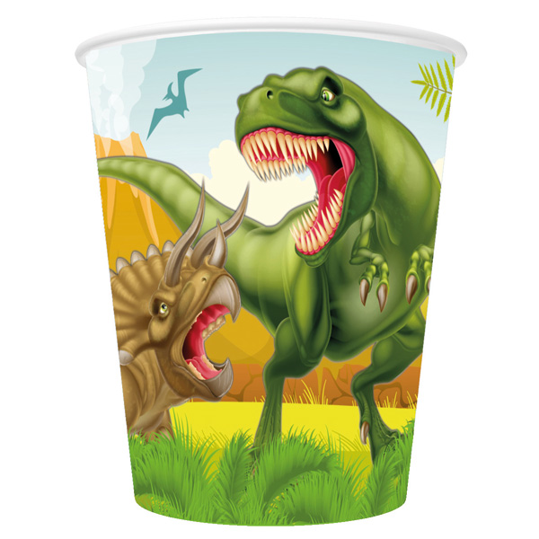 Becher Dinosaurier Party, 8 St.