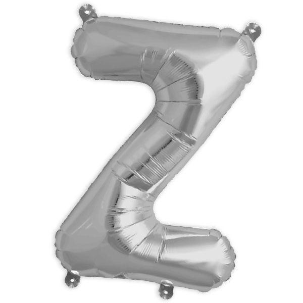 Folienballon Buchstabe Z für die Personalisierung in der Deko, 41cm