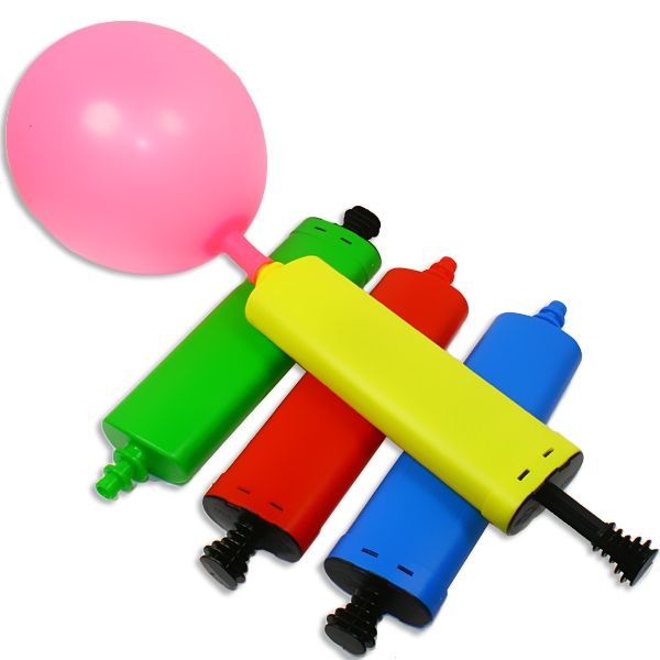 Ballonpumpe, flach, 28cm, zum einfachen Aufblasen von Ballons, 1 Stk