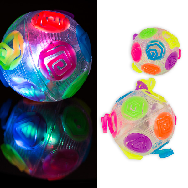 Springball, Crazy Flashing, ca. 7,5 cm, Kunststoff