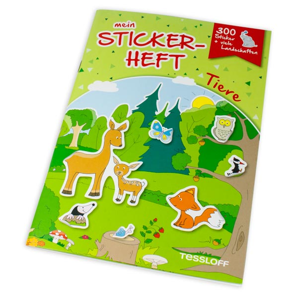Mein Sticker-Heft, Tiere, mit 265 Stickern