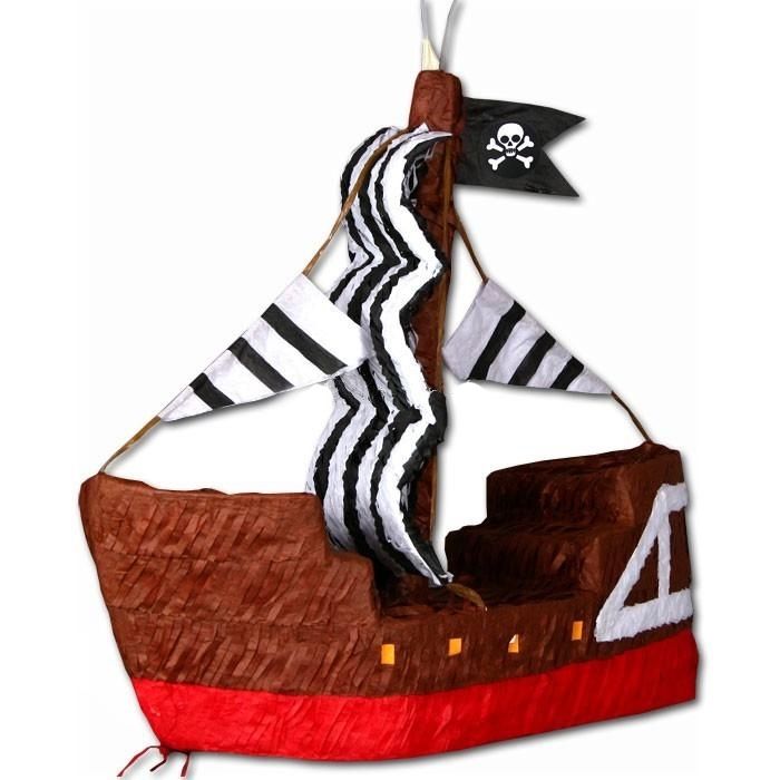 Pinata Piratenschiff, ca. 39x39cm,Pappe