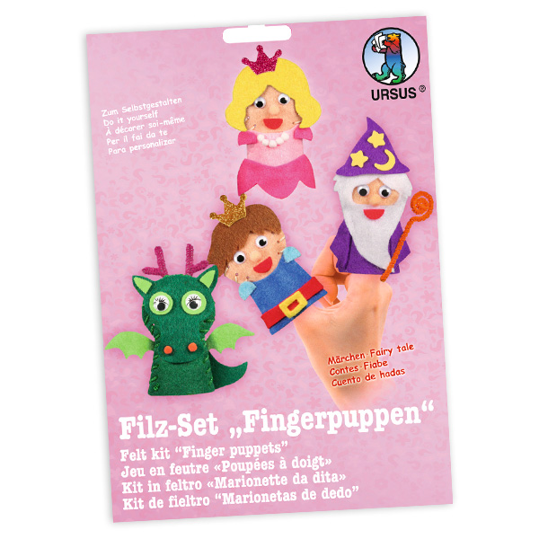 Fingerpuppen Filz-Set, Märchen