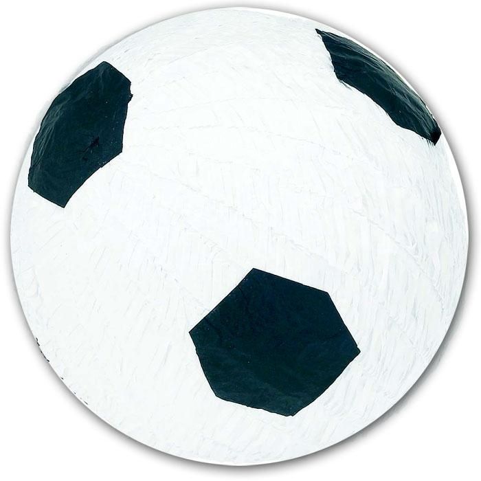 Fußball-Pinata zum Schlagen 27 cm für das Pinataspiel zur Fußballparty