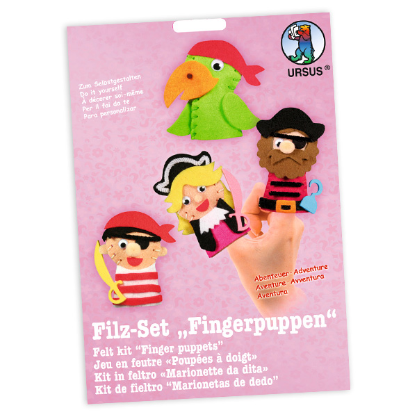 Fingerpuppen Filz-Set, Abenteuer