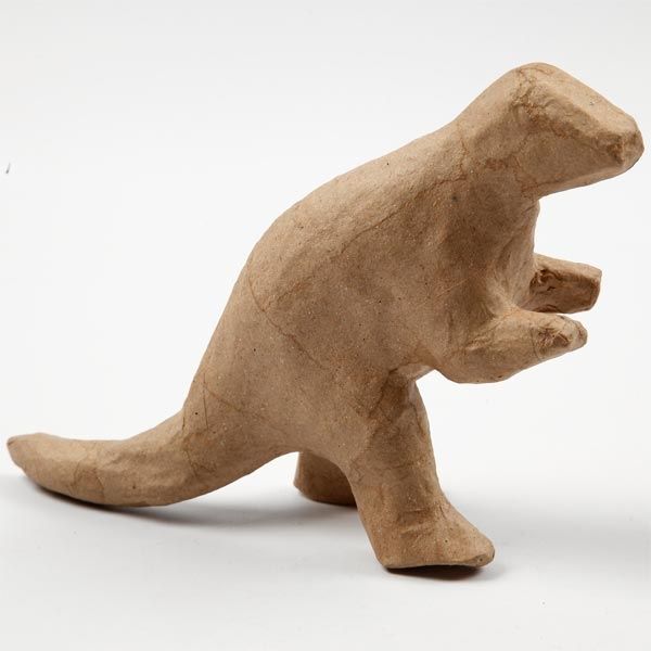 T-Rex zum Bemalen und Verzieren, 12,5cm x 17cm, süße Dinofigur