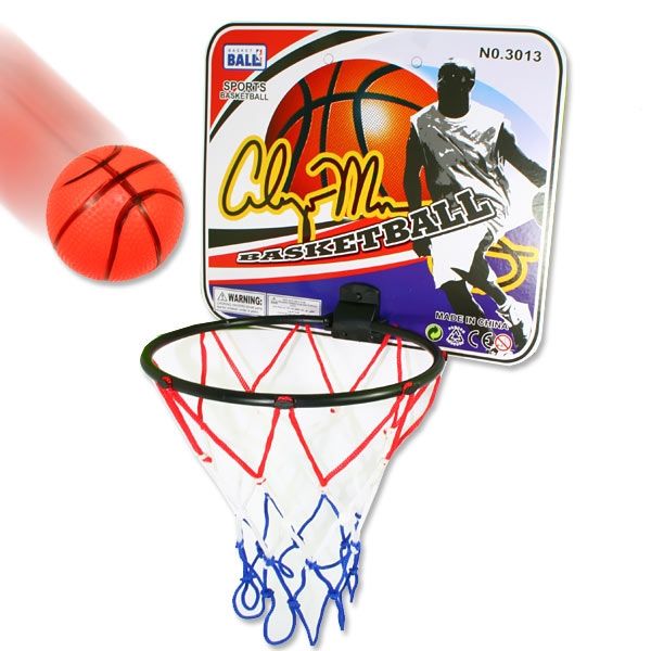 Basketballspiel mit Korb+Ball,5-tlg. Set