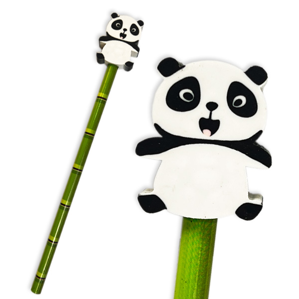 Bleistift mit Radierer Panda, 1 St.