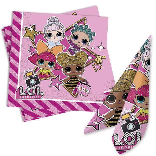 LOL Surprise - Mottopartyset, 56-teilig LOL Surprise - Mottopartyset, 56-teilig