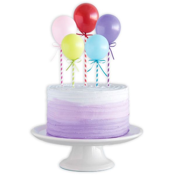 Cake Topper Mini-Ballons, 5er Pack