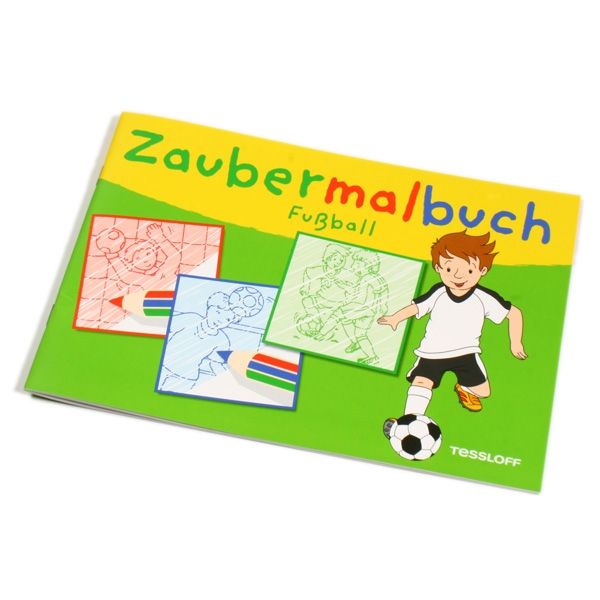 Fussball Zaubermalbuch, 32 Seiten, 32 Zauberbilder für kleine Fußballer