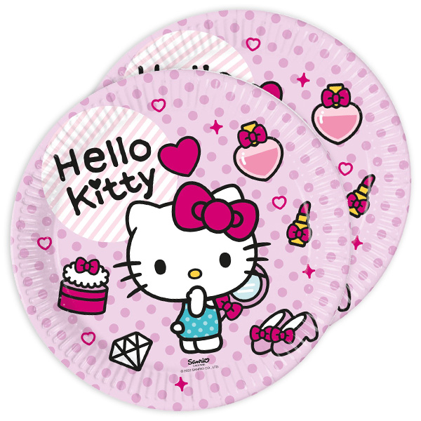 XL Tisch- und Raumdekoset Hello Kitty, 78-tlg.