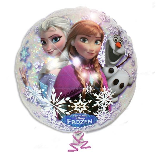 Ballongas-Set "Frozen" 50er Heliumgas + Schöne Ballons