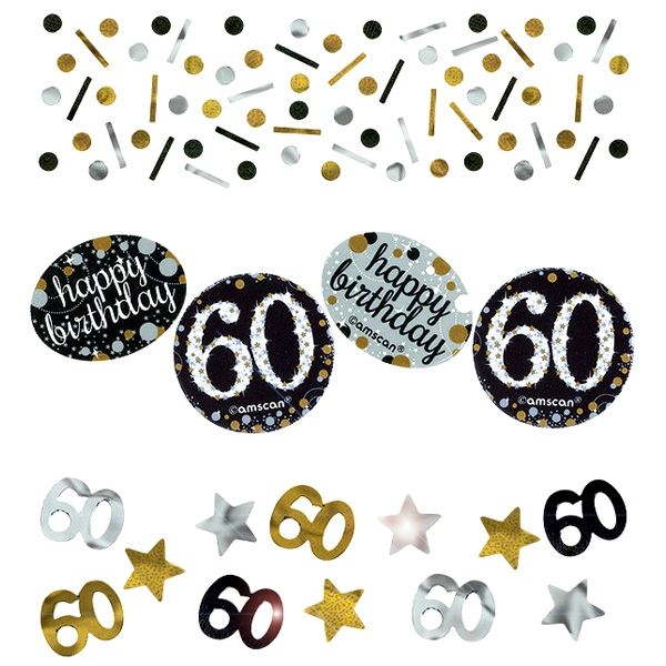Sparkling Celebr. 60ster runder Geburtstag, 34g, glänzend