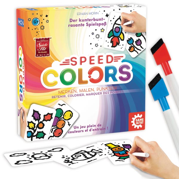 Speed Colors - das rasante Ausmalspiel