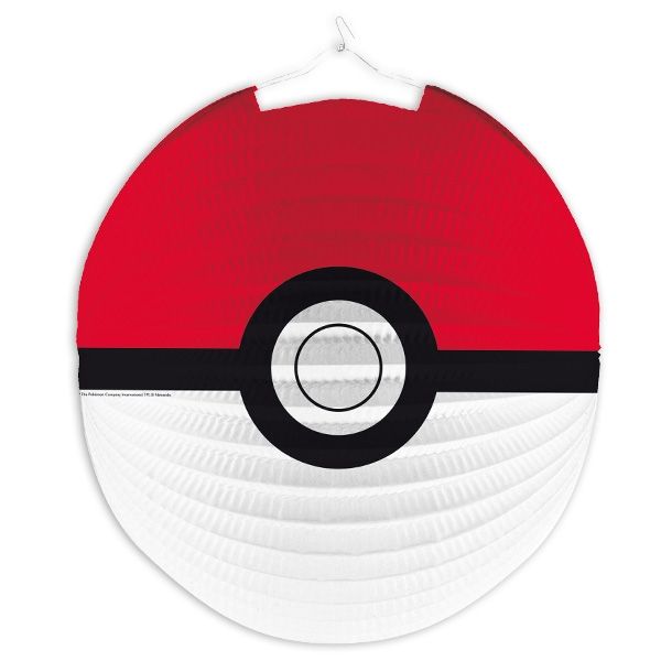 Lampion Pokeball, 1 Stk, 25 cm, Papier