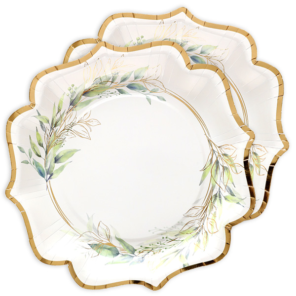 "Florales Muster" Basic Tischdekoset, 40-tlg.
