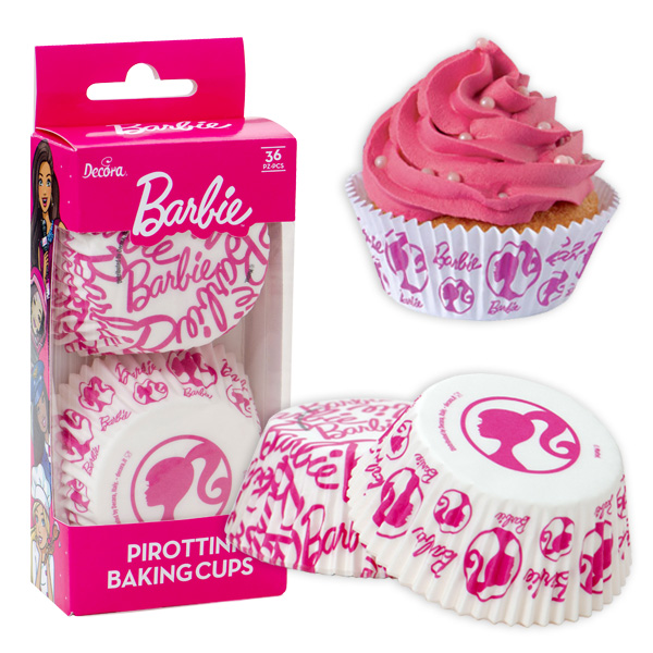 Barbie Muffinformen, 36 Stück in 2 Designs